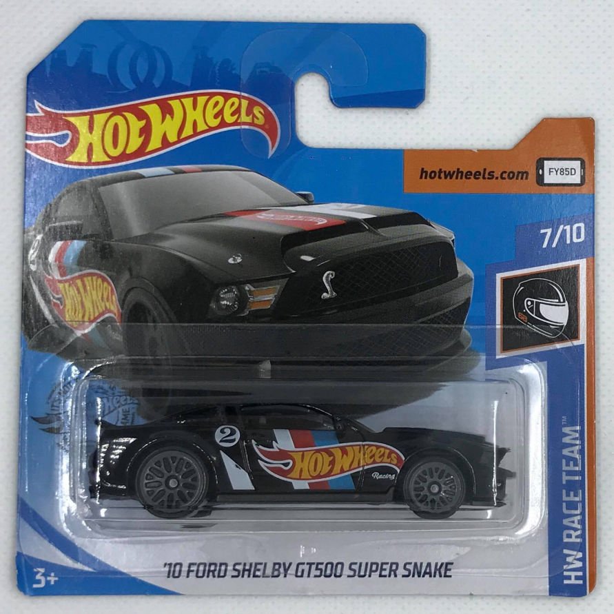 Hot Wheels Race Team '10 Ford Shelby GT500 Super Snake Black 2019