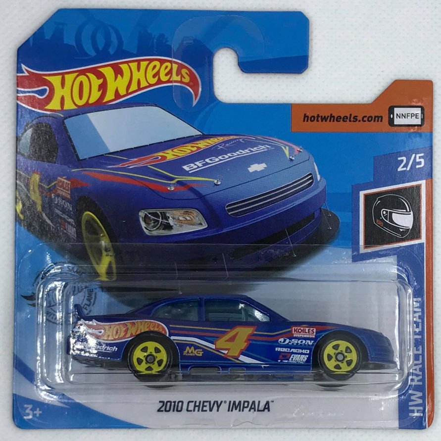Název / rokHot Wheels Race Team 2010 Chevy Impala Blue 2020