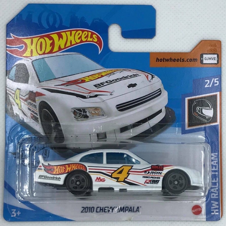 Hot Wheels Race Team 2010 Chevy Impala White 2020